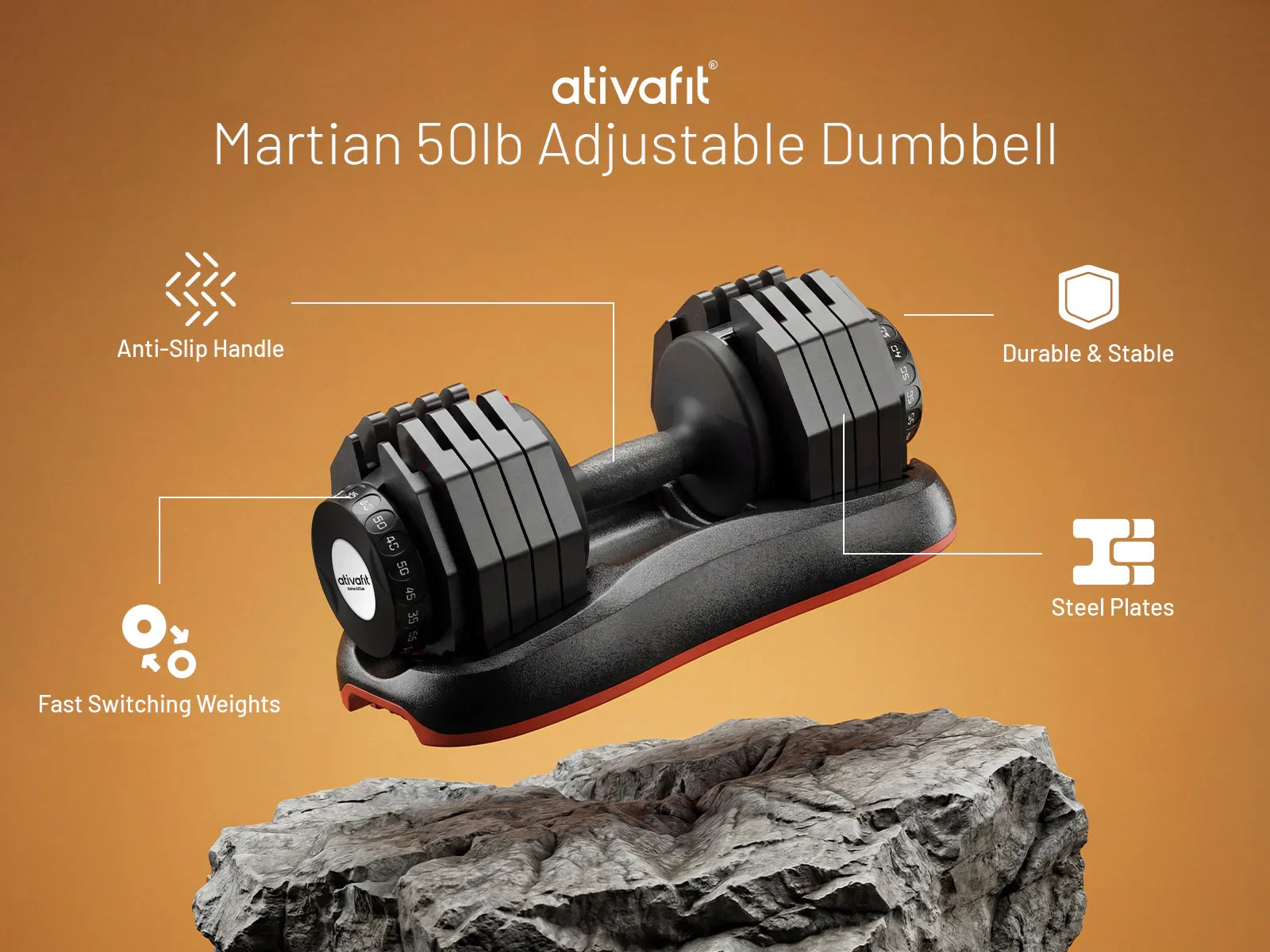 Ativafit Martian 50 lb Adjustable Dumbbell Review: Is It Worth It for Home Training?