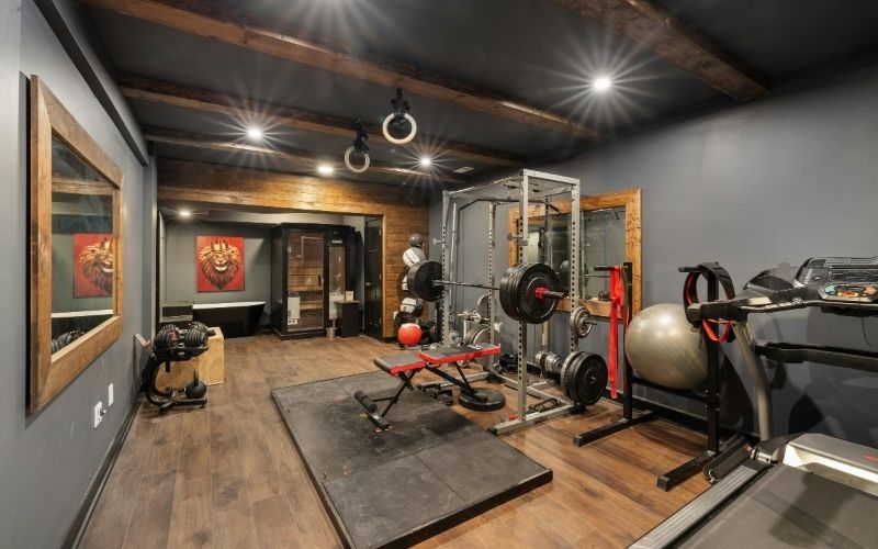 bikes and dumbbells for HIIT