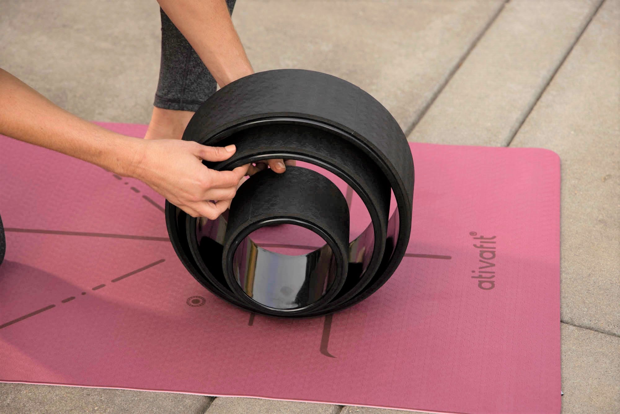 Ativafit yoga wheel set