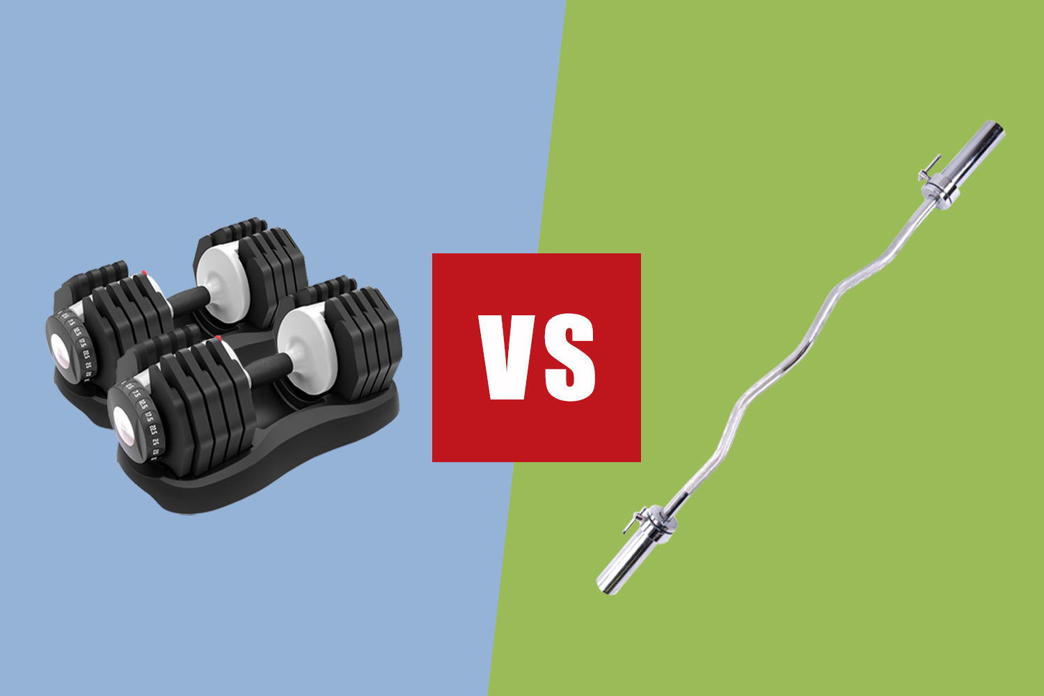 Ativafit adjustable dumbbell vs curl bar