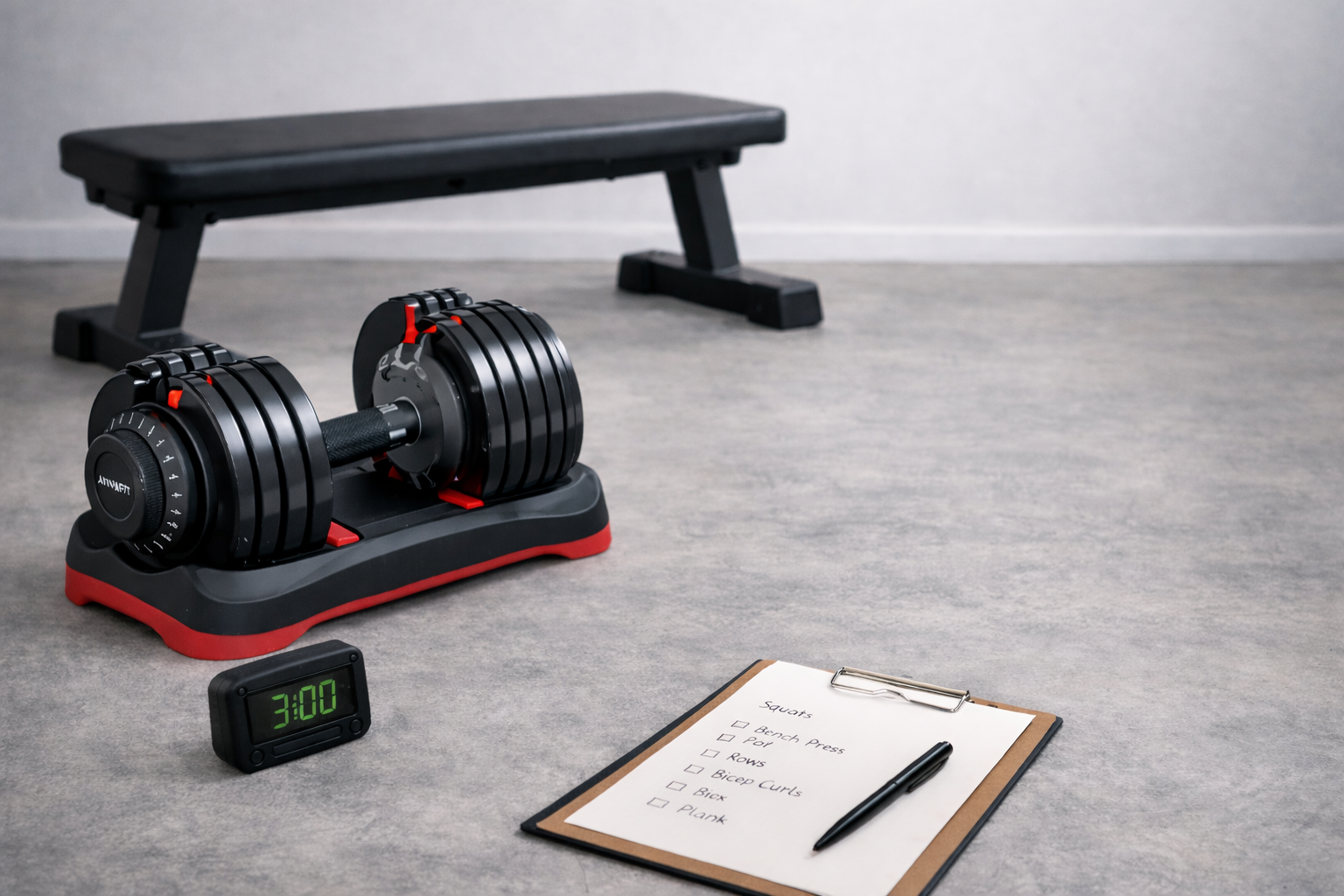 exercise per workout