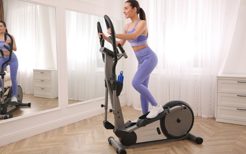 Compact full-body workout equipment for a home gym