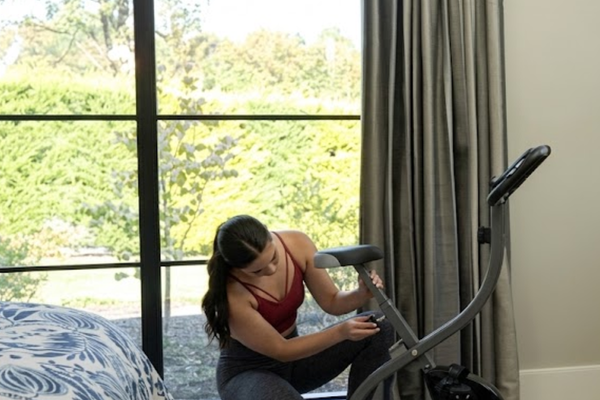 <high>Adjustable, Easy-to-Use Upright Bike</high> for Everyday Movement