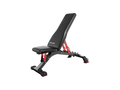 Ativafit Apex Pro adjustable workout bench with black padding and red frame