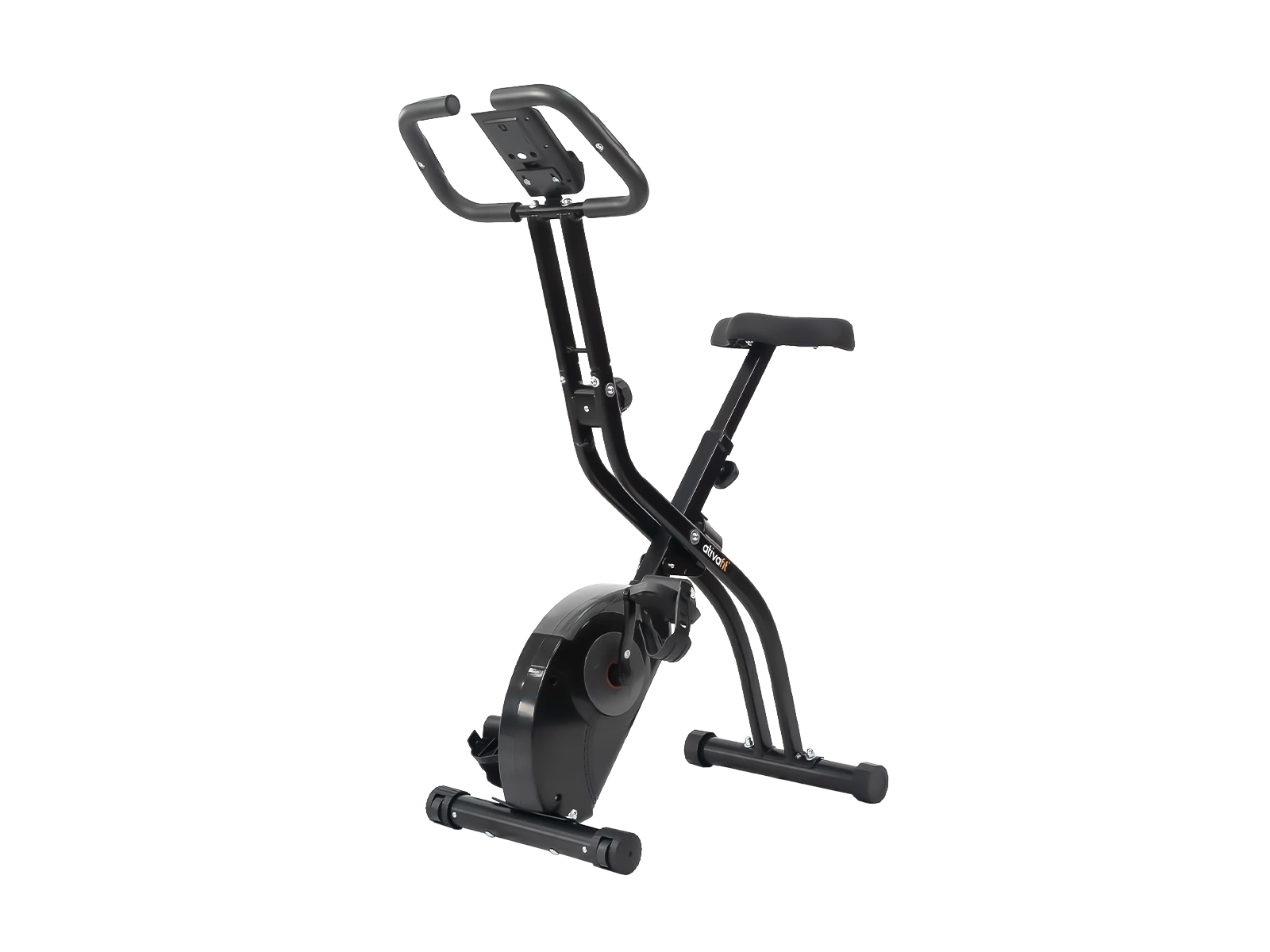 ATIVAFIT Exercise Bike Foldable Fitness Indoor Cycling Bike Magnetic 3 in 1 Upright Recumbent Exercise Bike with Resistance Bands for Home Workout
