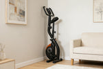 Ativafit Foldable exercise bike with digital monitor in living room