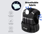 Ativafit Weighted Vest with breathable fabric and ergonomic design, suitable for men and women during intense fitness routines.
