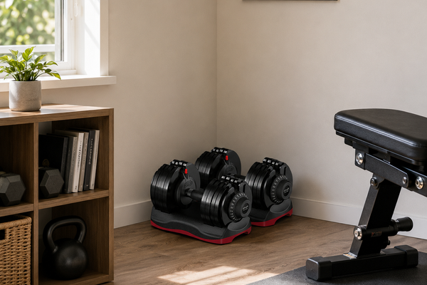 <high>A Space-Saving Adjustable Dumbbell Set for Serious Home Gyms</high>