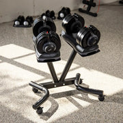 Ativafit Dumbbell storage rack with adjustable weight holders for home gym