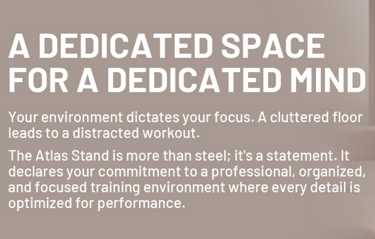 Atlas Dumbbell Stand - Complete your home gym setup