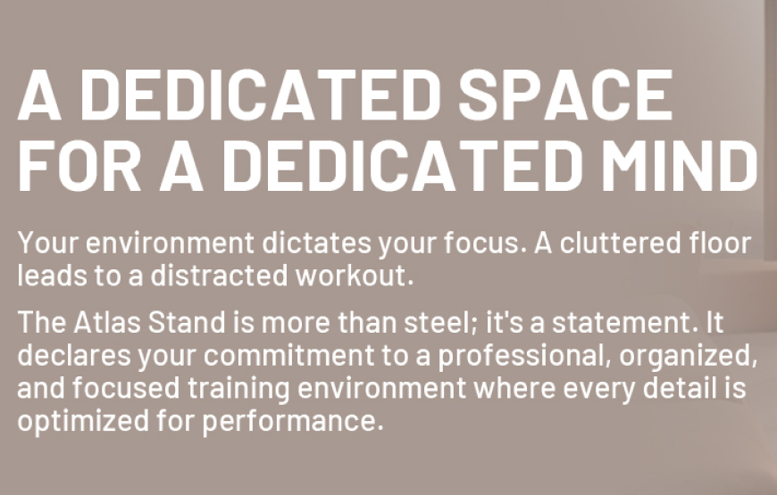 Atlas Dumbbell Stand - Complete your home gym setup