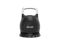 Black adjustable kettlebell with 'ativafit' branding on a white background