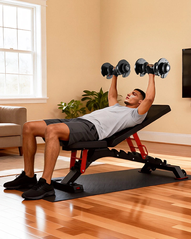 Ativafit Flare dumbbell banner with slogan 'Fuel For The Elite. Ignite Your Peak.'