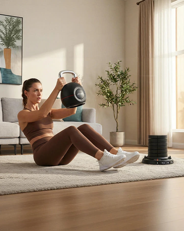 Ativafit Flare dumbbell banner with slogan 'Fuel For The Elite. Ignite Your Peak.'