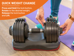ativafit adjustable dumbbell