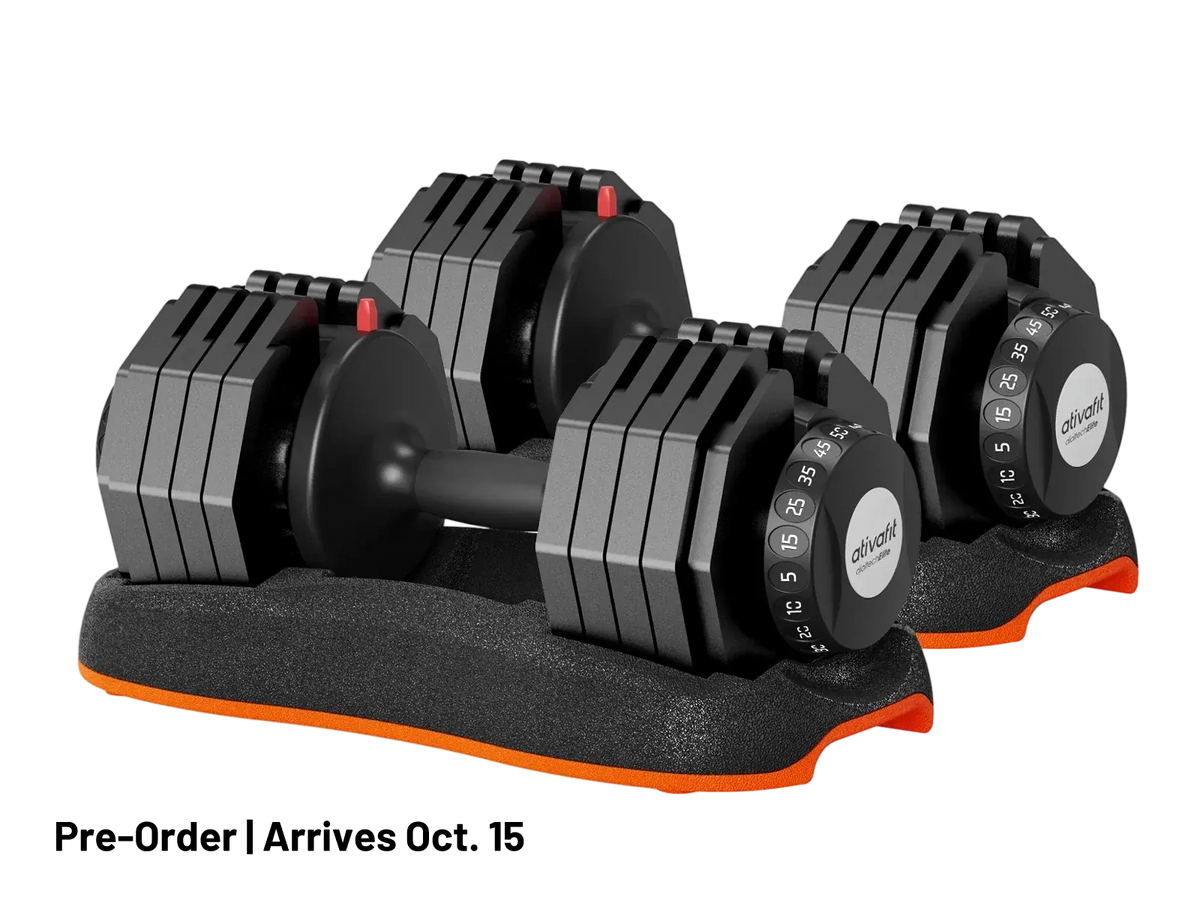Ativafit Martian 50 Lb Adjustable Dumbbell Set