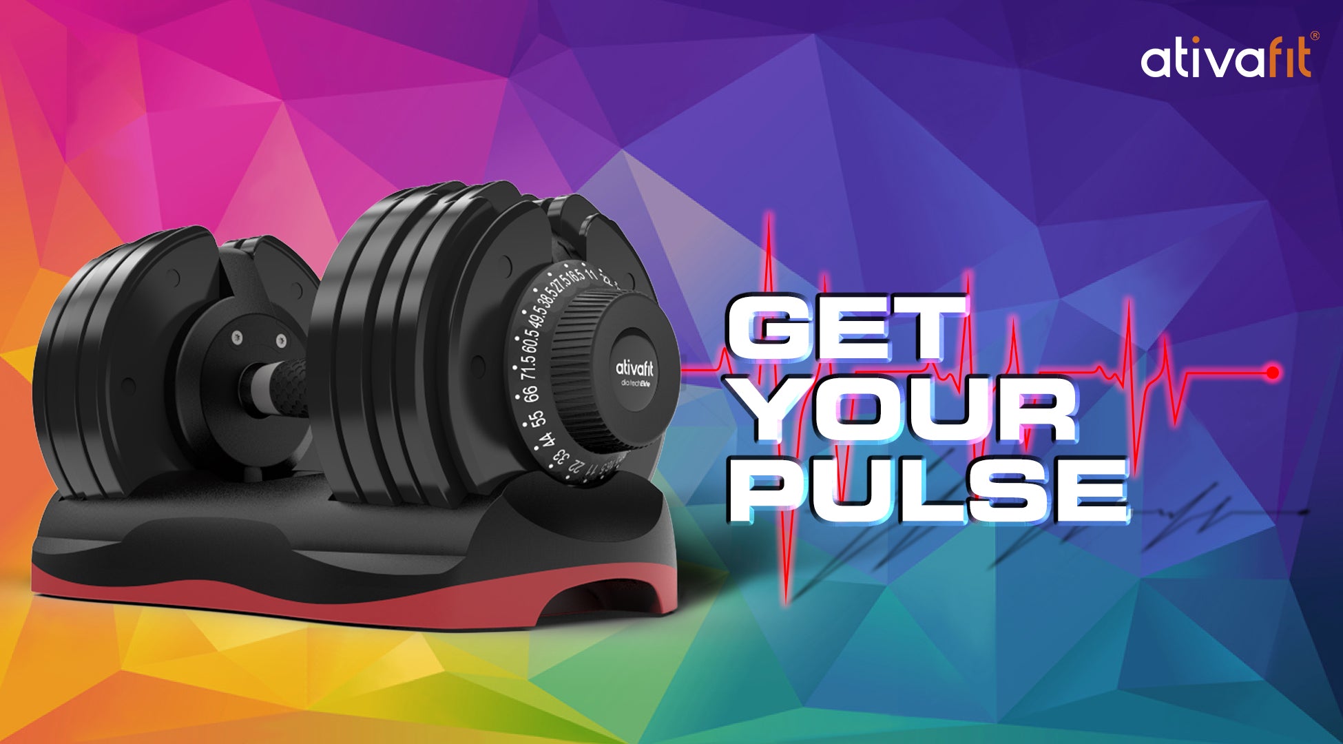 71.5lbs Adjustable Dumbbell Pulse Limited Edition