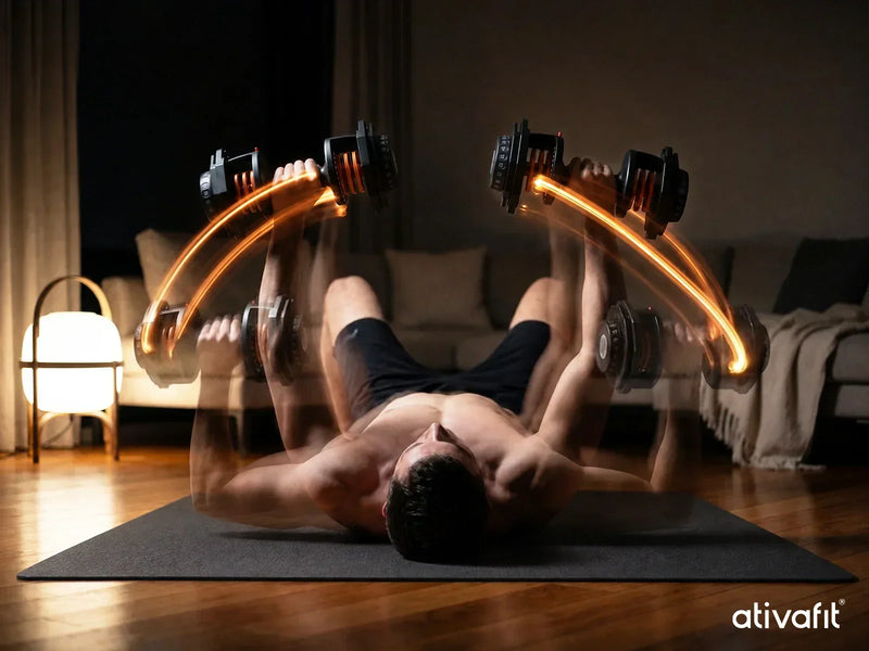 11 Dumbbell Chest Exercises Without a Bench At Home