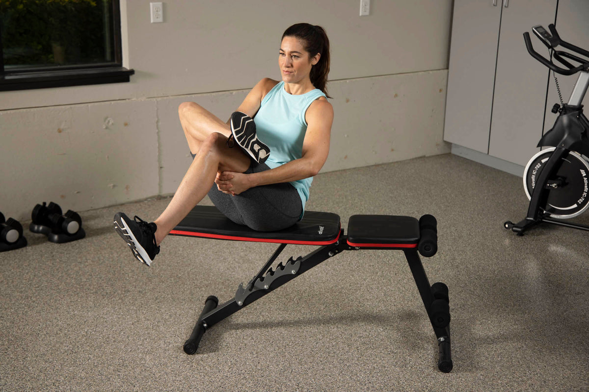 Weight Bench Leg Exercises: A Lower-Body Workout at Home