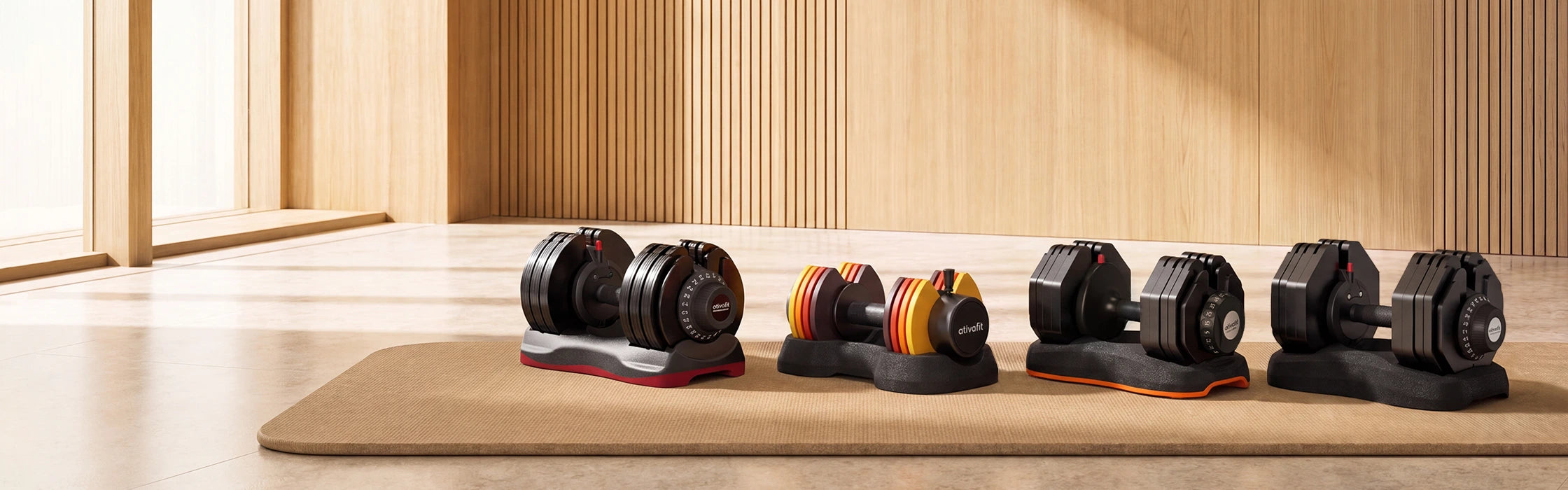 Your home gym, complete from day one.