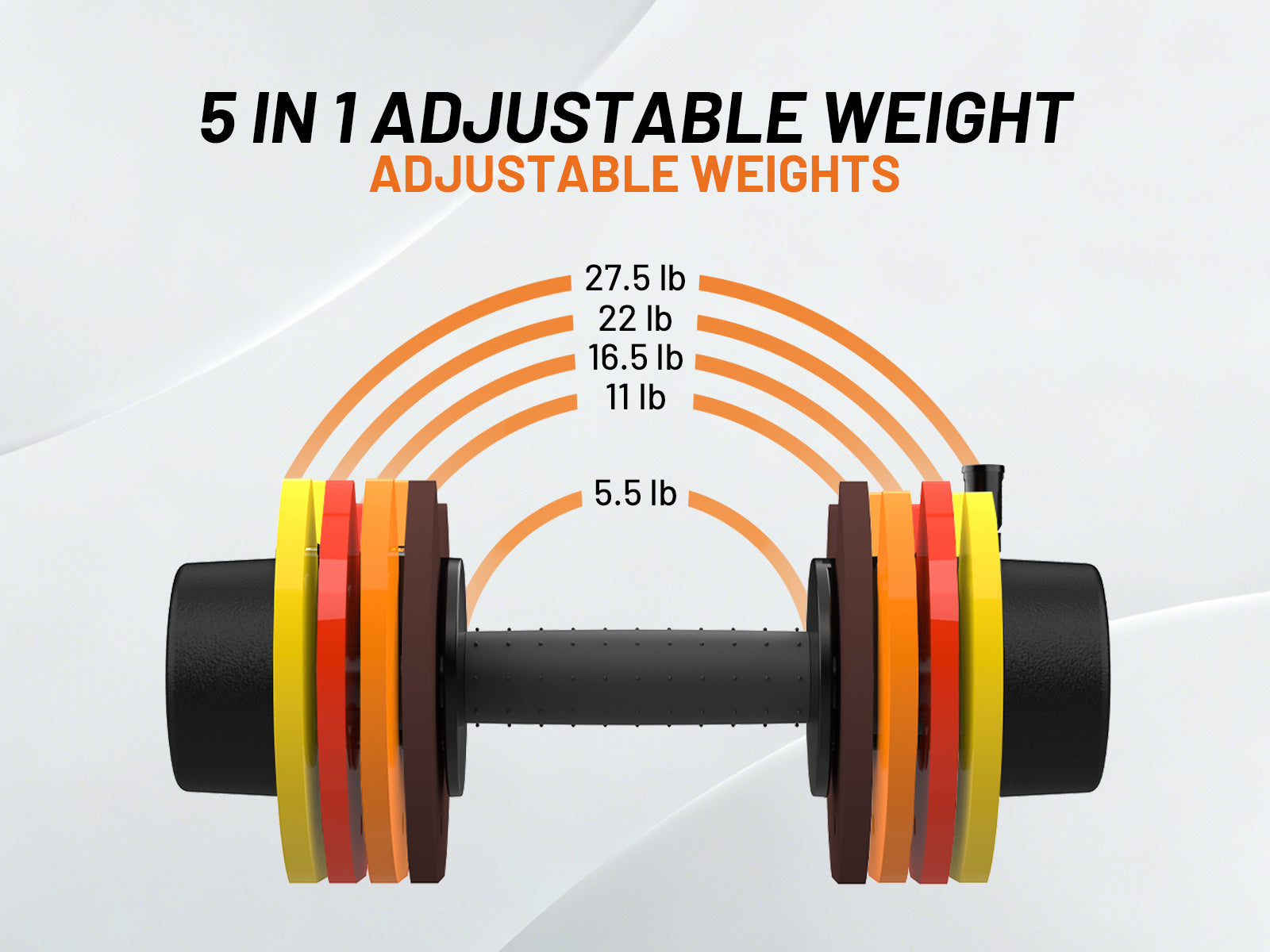 Ativafit Spark 27.5 Lb Adjustable Dumbbell Set