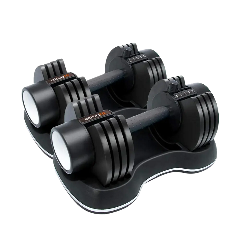 Spark 27.5 Lbs Adjustable Dumbbell Set