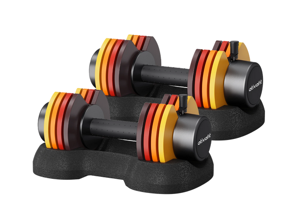 Ativafit Spark 27.5 Lb Adjustable Dumbbell Set