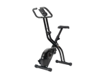 Ativafit Foldable exercise bike with digital monitor and adjustable seat for home cardio workouts