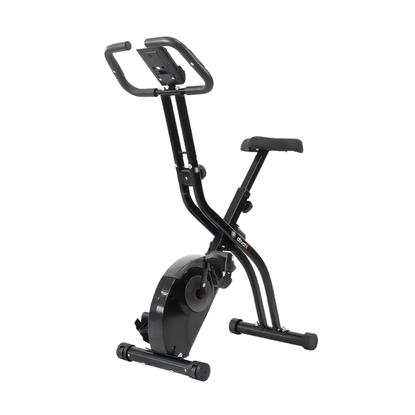 ATIVAFIT Exercise Bike Foldable Fitness Indoor Cycling Bike Magnetic 3 in 1 Upright Recumbent Exercise Bike with Resistance Bands for Home Workout