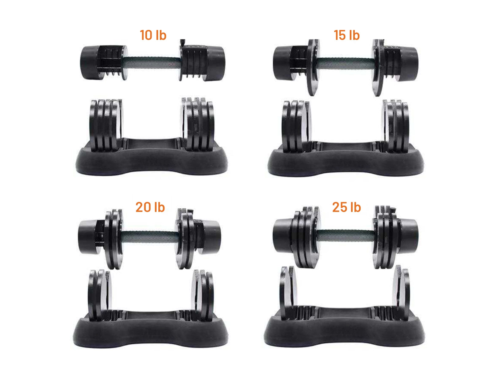 Ativafit Spark  25 Lb Adjustable Dumbbell Set
