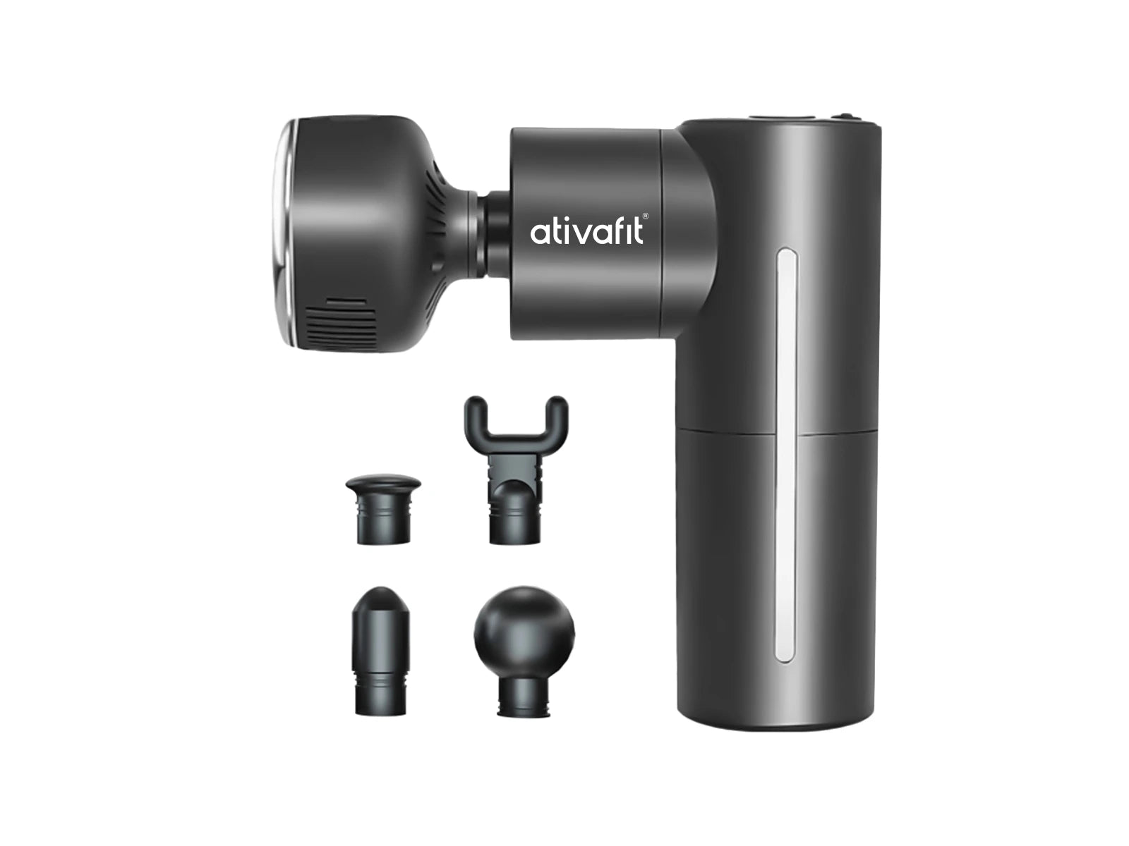 Ativafit Pulse Flex Gun with Heat-Cold and Metal Head Therapy Massage Gun