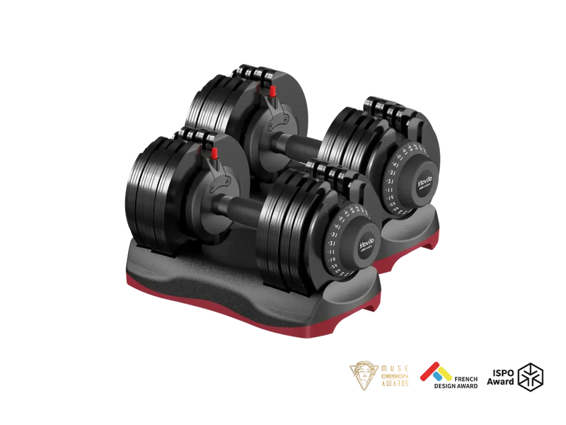 Ativafit Lava 66 Lb Adjustable Dumbbell Set
