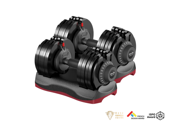 Ativafit Lava 66 Lb Adjustable Dumbbell Set