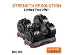 Ativafit Lava 66 Lb Adjustable Dumbbell Set