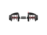 dumbbell handle on a white background