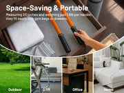 Collage of a space-saving and portable ativafit ropeless battle ropesused in various settings including outdoor, gym, office, and home.