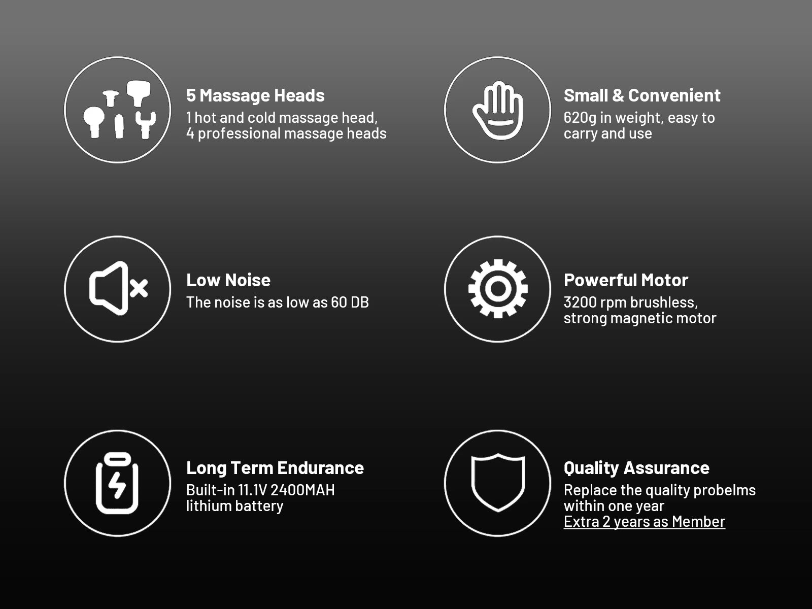 Ativafit Pulse Flex Gun with Heat-Cold and Metal Head Therapy Massage Gun