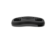 Black dumbbell tray on a white background