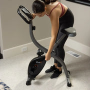 F8 Foldable Exercise Bike w. Health Monitor