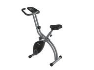 Exercise bike on a white background