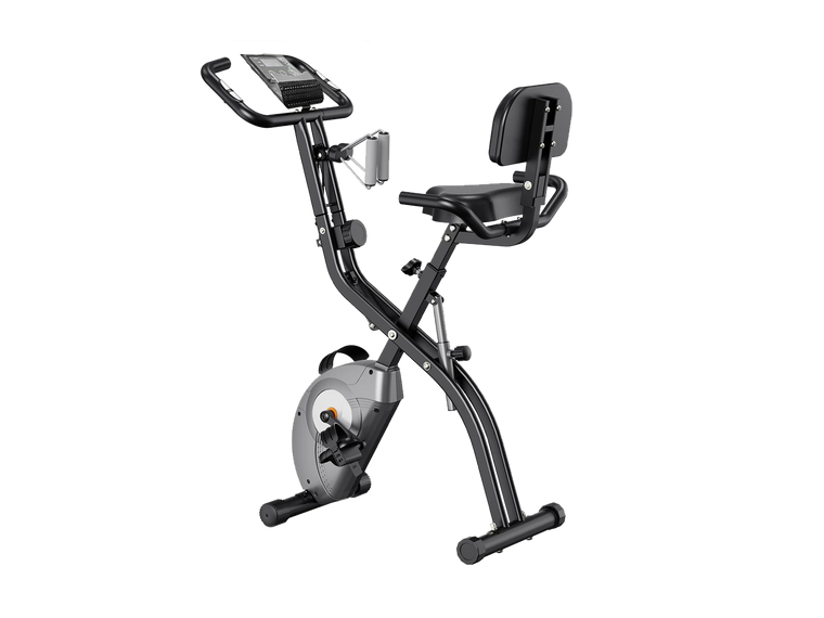 collapsible stationary bicycle leikefitness LEIKE X Bike Ultra-Quiet Folding Exercise Bike, Magnetic Upright with Heart Rate,LCD Monitor and easy to assemble (BLUE) Elevate Your Fitness Journey with This Bikes Non pooboo Folding Stationary Upright Indoor