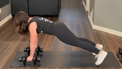 Renegade Rows exercise demonstration