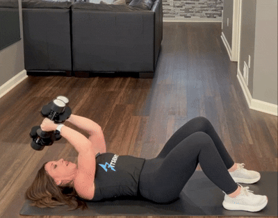 Skull Crushers exercise demonstration