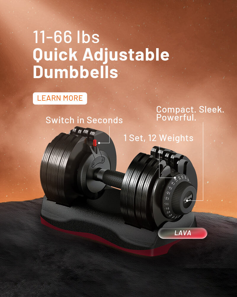 Ativafit Adjustable Dumbbell Set 66 lbs