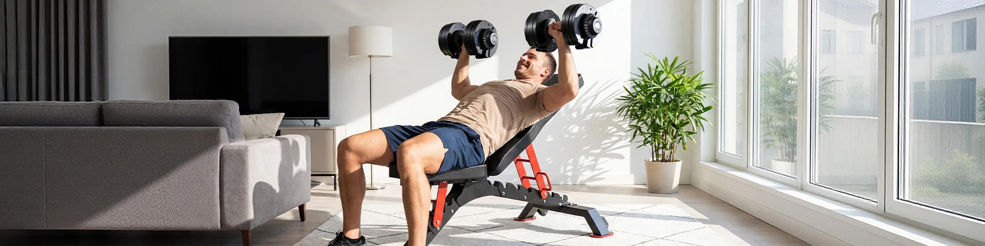 Ativafit Flare dumbbell banner with slogan 'Fuel For The Elite. Ignite Your Peak.'