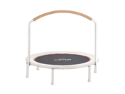 Small trampoline with a handle on a white background