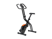 Ativafit Foldable exercise bike with digital monitor and adjustable seat for home cardio workouts