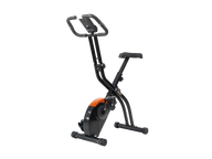 Ativafit Foldable exercise bike with digital monitor and adjustable seat for home cardio workouts