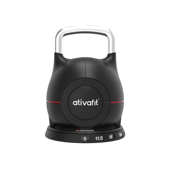 Ativafit Adjustable Kettlebell 5-44 lbs – Compact Weight for Home
