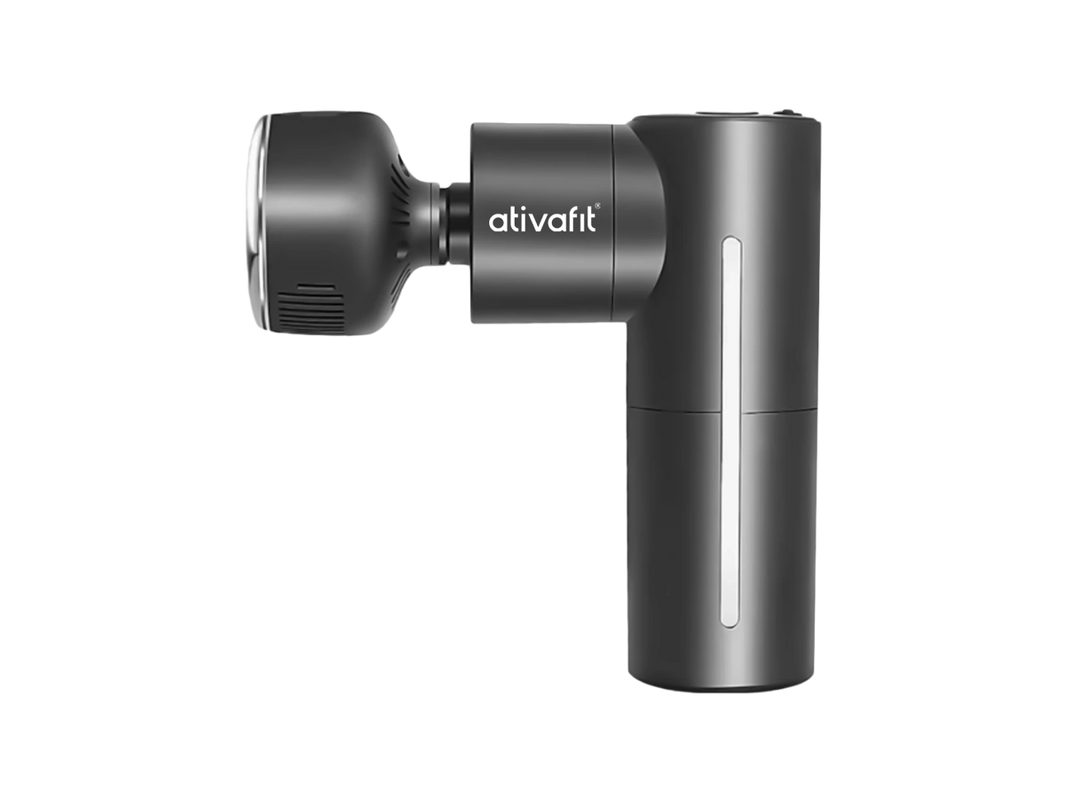 Pulse Flex Gun Heat Cold Metal Head Therapy Massage Gun